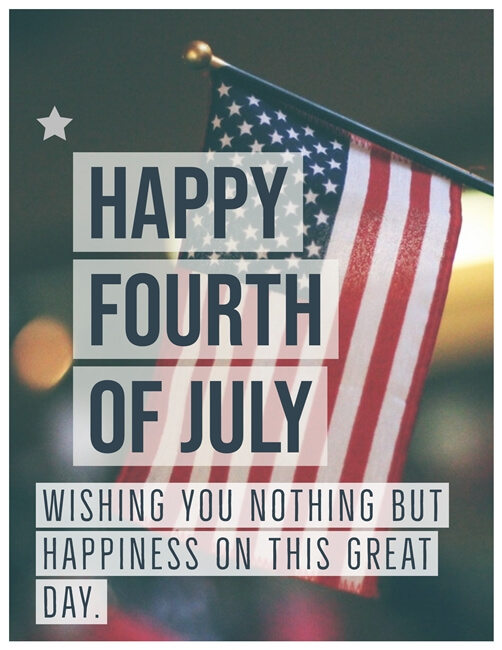 July 4th Holiday Wishes